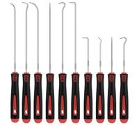 Kit de 10 pièces de précision pour joints d'huile de voiture : joints toriques et tuyaux, outil universel pour enlever les joints, le caoutchouc et les tuyaux, extracteur de crochet et kit de