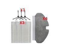 Kit De 10 Pièces De Rechange For Aspirateur Robot Dreame Et MOVA M1, Avec Chiffon Et Filtre For Brosse Latérale