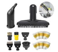 Kit de 10 piEces pour nettoyeurs vapeur Karcher SC1 SC2 SC3 SC4 SC5, comprenant buses et brosses(S )