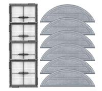 Kit de 10 pièces pour Roborock pour Q10 S5+ pour Q10 VF pour Q10V+ chiffons et filtres pour maintenir l'efficacité du nettoyage