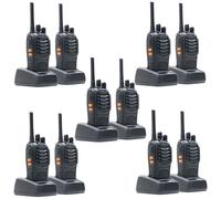 Kit De 10 Stations Radio Portables Pni Pmr R40 Pro Batteries Chargeurs Et Écouteurs Inclus