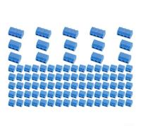 Kit de 100 borniers à vis pour montage sur circuit imprimé - Pas de 5 mm - Pour modules Arduino LCD, buzzers, oscillateurs, modules et prises IC