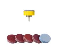 Kit de 100 disques ponçage 25 mm (1 pouce) avec grain à 3000, compatible les outils rotatifs Dremel. Accessoires inclus(1in 2.3mm 100PCS)