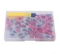 Kit de 100 vis de réparation de pneus en acier carbone avec revêtement en caoutchouc pour voitures, camions, VTT, motos, vélos (60 pièces)
