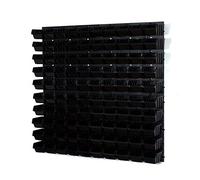 Kit de 100 XS orange boites bac a bec avec supports