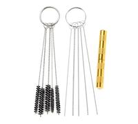 Kit de 11 brosses de nettoyage pour carburateur, brosse de nettoyage pour buse de nettoyage, aiguilles, brosse de nettoyage