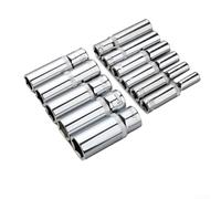 Kit de 11 clés à douille métriques avec douilles étendues de 50 mm pour un engagement constant sur boulons et écrous de 4 mm à 14 mm