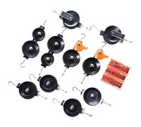 Kit De 11 Poulies pour Physique, Métal Et PP, Poulies Simples, Doubles Et À Carte avec Corde pour Expériences Scientifiques, 4cm & 3cm, Outils Pédagogiques pour Et Étudiants