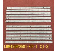 Kit de 12 barres LED pour Sharp LC-42LB150U LC-42LD265E LC-42LD265RU LC-42LD266K TPT420H2-HVN06 LBM420P0501-CP-1 LBM420P0501-CJ-2 Nipseyteko