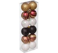 kit de 12 boules de NoÃ«l Grand hotel - 40 mm