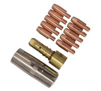 Kit de 12 consommables de soudage pour torche Pro 250L (030) | Alliage de cuivre, résistant à la chaleur, convient pour Lincoln pour Magnum Pro 250L/300L, performance stable