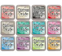 Kit de 12 encres Distress Oxide de Tim Holtz #1 - Craftelier