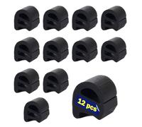 Kit de 12 patins anti-rayures pour table de cuisson, grille de cuisson, Pieds en caoutchouc pour cuisson au barbecue, Haute qualité en caoutchouc noir