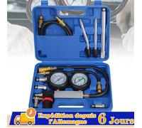 Kit de 12 testeur de compression compressiomètre moteur essence cylindre 0-100 PSI/0-7 BAR