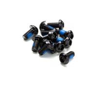 Kit de 12 vis de disque reverse acier m5 x 10mm noir