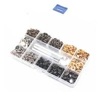 Kit de 120 boutons-pression avec outils d'installation, boutons pression 4 couleurs, sans couture, pour vêtements, cuir, vestes, jeans, loisirs créatifs
