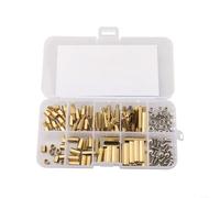 Kit de 120 pièces pour entretoises hexagonales M3 en laiton, pour assemblage de carte mère avec composants mâles et femelles