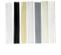 Kit de 120 tiges de soudage en plastique ABS PP PE PVC TPO réparation 20 cm 33 cm avec ruban adhésif papier abrasif pour pare-chocs de voiture et plastique domestique
