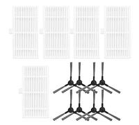 Kit de 13 brosses latérales pour aspirateur Robot pour Cecotec pour Conga 999 pour X-Treme, 8 brosses latérales, 5 filtres