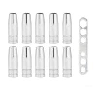Kit de 13 buses coniques en cuivre pour torches de soudage MIG 15AK / MB14 / MB15 / 14AK - Accessoires de coupe et de pince de serrage avec clé,