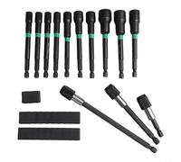 Kit de 13 clés à douille hexagonales avec douilles d'extension pour perceuse 5-14 mm Outils pour une utilisation à la maison et les réparations professionnelles