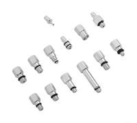Kit de 13 connecteurs de purge de frein hydraulique pour joints d'huile essentielle et adaptateurs de vélos