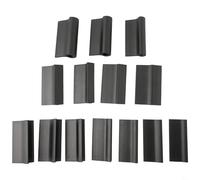 Kit de 14 blocs de ponçage avec patins de polissage en caoutchouc pour surfaces profilées, convexes et concaves - Outils de ponçage manuels pour le travail du bois (papier de verre non inclus)