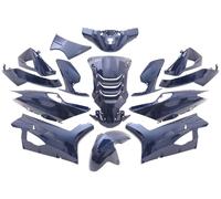 Kit de 14 pièces de garnitures de carrosserie pour Peugeot Speedfight 4 - Bleu métallisé