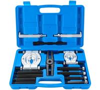 Kit de 14 pièces pour séparateur de roulements de roue d'une capacité de 5 tonnes, comprenant un extracteur d'essieu de roue, un kit de révision de roulements de pignon avec mâchoires de 2" et 3" et