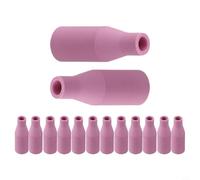 Kit de 15 buses de torche de soudage MIG pour 15AK, MB15, 14AK, AK15 - Compatible avec LUX, Merkle, GYS, Telwin, EWM - Buse de gaz standard rose