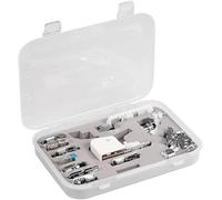 Kit de 15 Pieds presseurs pour Machine à Coudre, Ensemble de Pieds de Marche universels pour Machine à Coudre, Compatible avec Brother, Janome, Singer et Autres Machines à Coudre multifonctionnelles