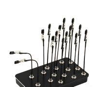 Kit de 15 pinces de peinture avec embouts isolés et boîte de base stable pour travaux d'aérographe