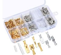 Kit de 150 cosses à sertir électriques pour automobile, connecteurs de bornes de fil électrique 6,3 mm 4,8 mm 2,8 mm mâle femelle