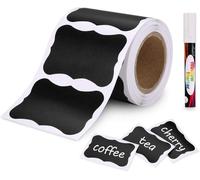 Kit De 150 Étiquettes Autocollantes Réutilisables Pour Organiser Votre Cuisine Avec Des Marqueurs À Craie Liquide, Étiquette Tableau Noir Amovible Pour Décorer Votre Rangement De Cuisine