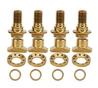 Kit de 16 écrous et boulons en alliage de titane pour mâchoires de frein de vélo de route ((or))