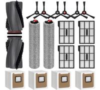Kit de 17 Accessoires de Remplacement Compatible avec Eufy RoboVac E25 Omni / E28 Omni