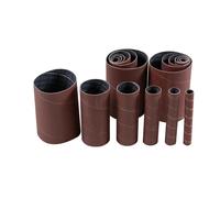 Kit de 18 manchons de bande abrasive pour ponceuse a broche 240 g