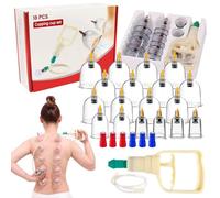 Kit De 18 Ventouses Therapeutique, Grand Format Cupping Therapy Ventouse, Cupping Set, Cupping Therapy Ventouse Professionnelles Anti Cellulite Et Détendre Muscles