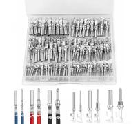 Kit de 180 bornes de faisceau de câblage pour Deutsch pour connecteurs DTP DTM HD30 HDP20 DRC HD10 DTHD, broches mâles femelles 22-12 AWG, design ouvert avec boîte de rangement