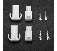 Kit de 180 connecteurs de câblage automobile avec 2 bornes mâles femelles et orientation de montage vertical