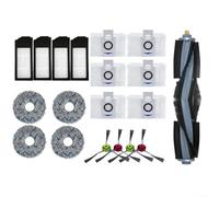 Kit de 19 pièces de rechange pour Ecovacs X1 OMNI/TURBO &, brosse principale, brosses latérales, lingettes, sacs à poussière accessoires