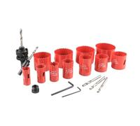 Kit De 19 Scies Cloches Bimétalliques M42 De 19 À 68 Mm For Le Perçage Du Bois.