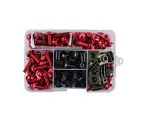 Kit De 195 Vis, Écrous Et Clips Fixation pour Carénage Moto pour K&AWAS&AKI KLE650 &Le V&ERSYS 650 Ni&nja H2 H2R H2SE H2SX SE SX ER6F ER6N(E)