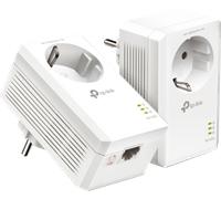 Kit de 2 Adaptateurs CPL AV1000Mbps Prise gigogne + Port Ethernet Gigabit RJ45 Blanc TP-Link