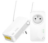Kit de 2 adaptateurs CPL WiFi Strong 600 Blanc
