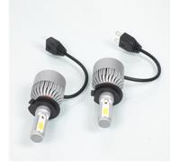 Kit de 2 ampoule H7 PX26D à LED ventillé 80W 10 000 lumens 6500K pour moto auto