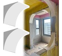 Kit de 2 Arches de Porte pour cloisons sèches - Mousse EPS, kit de Cadre de Porte Arrondi et Demi-Cercle à Monter soi-même, ajoute sans Effort des Coins arrondis à n'importe Quelle Ouverture