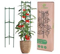 Kit de 2 Cage Tomate | Aidez Vos Plantes À Pousser | Cage Tuteurs Plantes | Taille Ajustable | Support Pour Tomates | Cadre Pour Tomates | Treillis Pour Tomates | Plantes Grimpantes Verticales Légumes