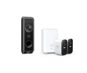 Kit de 2 caméras eufyCam S210 (eufyCam 2C) eufyCam 2C + Sonnette vidéo S330 additionnelle