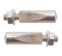 Kit De 2 Clavette Diamètre 9.5 Mm Longueur 44 Mm Vélo Pédale Pédalier Manivelle Vintage Vis Goujon Vtt Multicolore